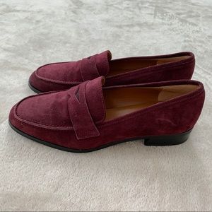 Aquatalia Italian Suede Loafers